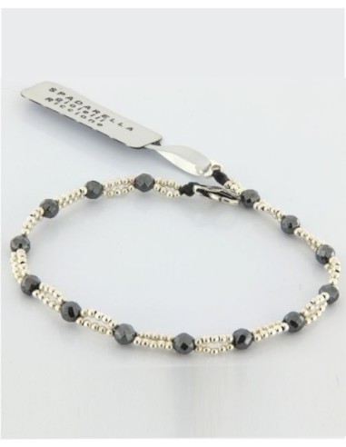 Bracciale Argento e Ematite mis. 19 - Spadarella