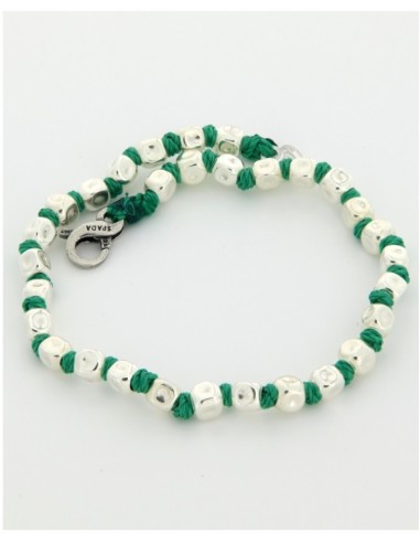 Bracciale argento Baby verde smeraldo by Spadarella