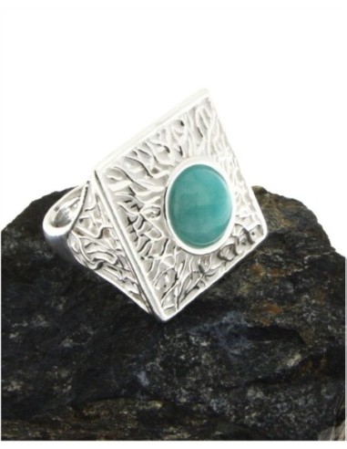 Anello Donna argento e Amazonite