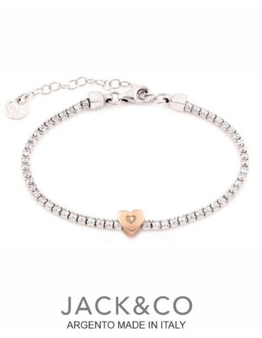 Bracciale Shimmer, Cuore Rose Gold by Jack&Co