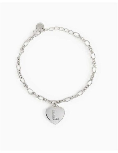 Bracciale Dillo Col Cuore "L"- Mabina