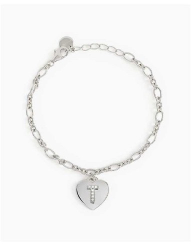 Bracciale Dillo Col Cuore "T"- Mabina