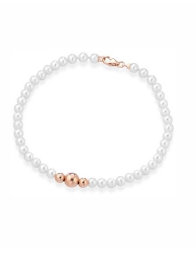 Bracciale con Perle (d: 4,5-5 mm) - Lelune