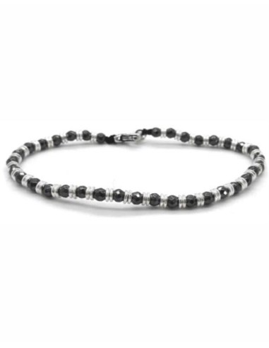 Bracciale Argento  e Ematite nera  - Spadarella