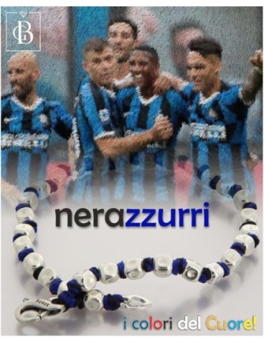 Bracciale con sfere Argento Inter